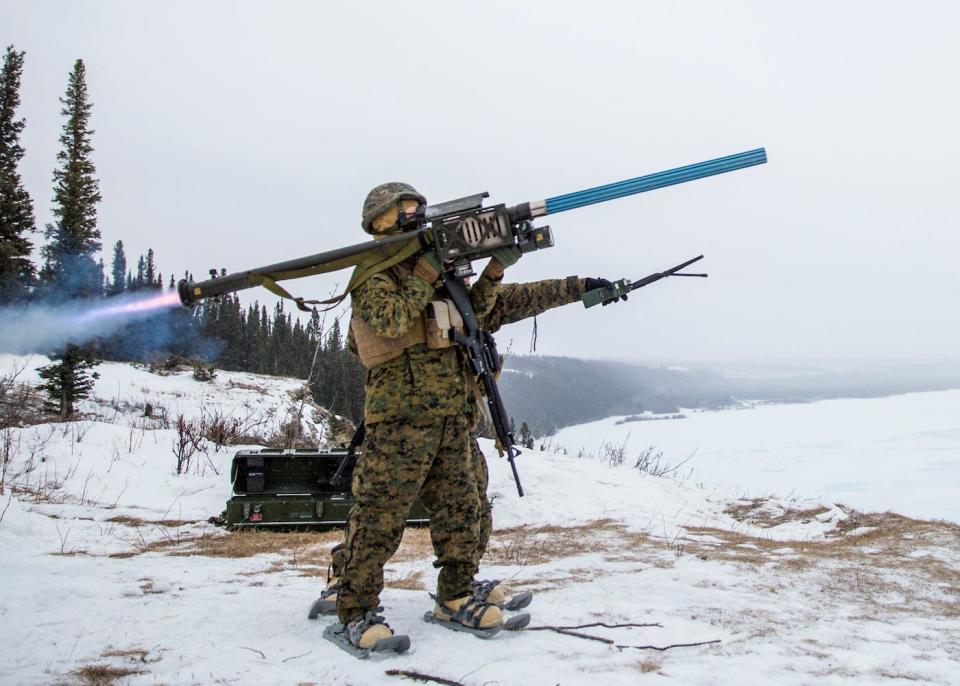 US Marines Alaska winter Stinger missile Arctic Edge