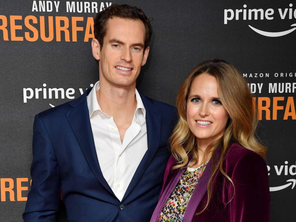 Andy Murray and Kim Sears attend the "Andy Murray: Resurfacing" world premiere at the Curzon Bloomsbury on November 25, 2019 in London, England