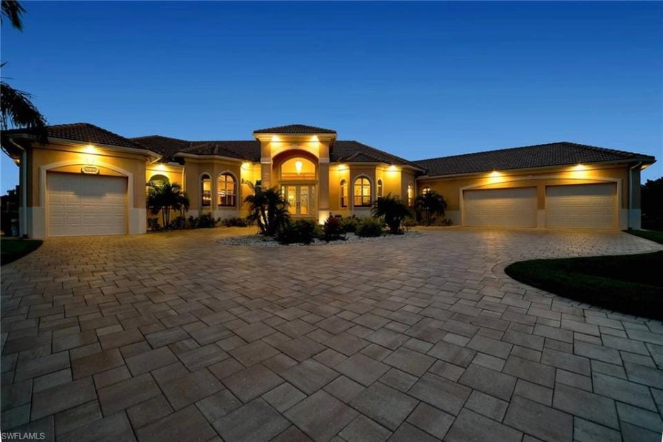 This home located at 5366 Cortez Court is one of the most expensive homes listed in Cape Coral for November.