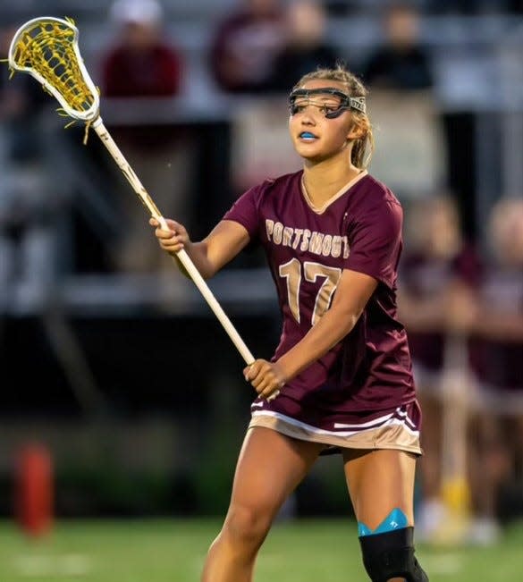 Morgan Ruhnke had four goals and one assist for Portsmouth in a 10-7 Division I girls lacrosse win over Bedford Wednesday at Tom Daubney Field.