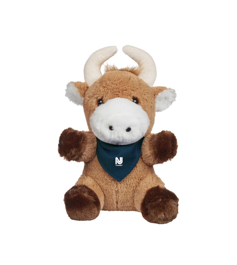 Ricardo the Bull Plush Toy is available at New Jersey Transit's Website.