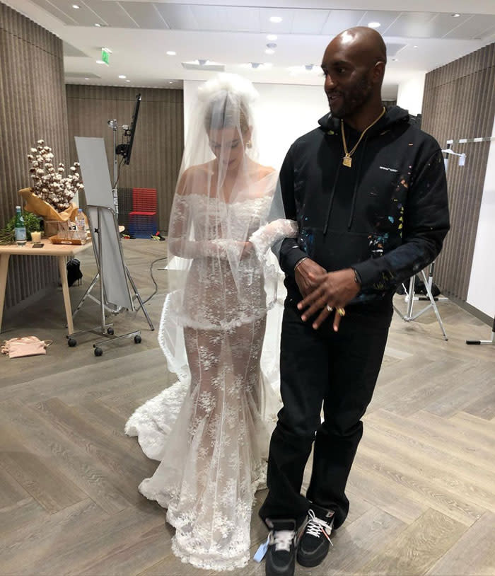 Virgil Abloh y Hailey Baldwin