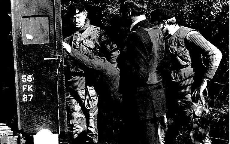 Questioning a suspect in Northern Ireland in 1976