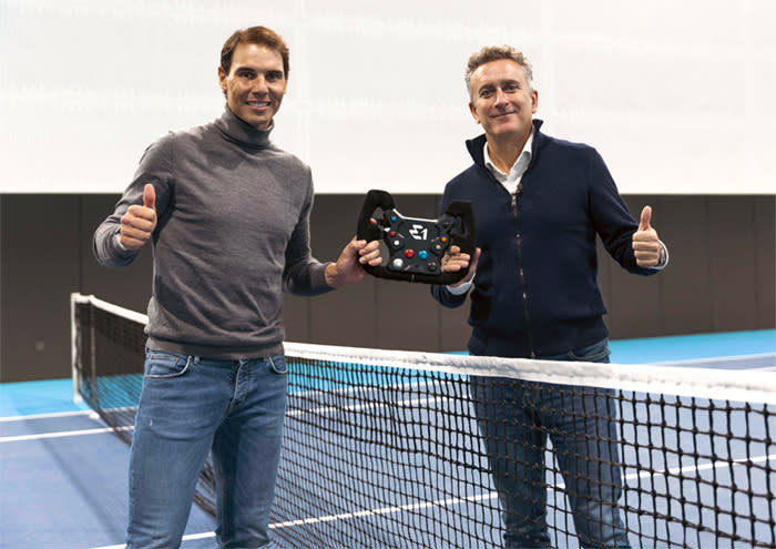 Rafael Nadal y Alejandro Agag