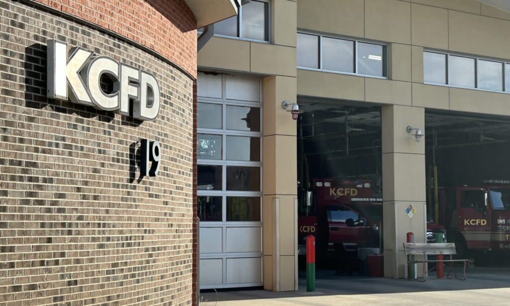 A crew from Kansas City Fire Station 19 responded to a call in December 2021 when Dominic Biscari ran a red light and crashed into a car in the intersection and then three parked cars, killing three people