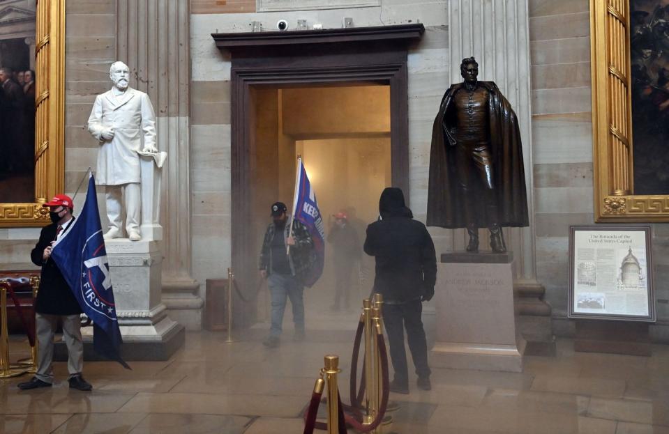 See the Startling Images From When the Pro-Trump Mob Breached the U.S. Capitol Today