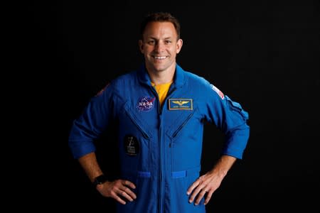 NASA commercial crew astronaut Josh Cassada poses for a portrait at the Johnson Space Center in Houston