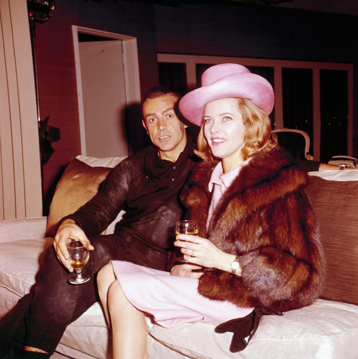 Sean Connery and Honor Blackman