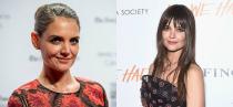 <p>Katie a une frange ! L’actrice a présenté sa nouvelle frange jeune et sexy en décembre (elle parait dix ans plus jeune comme ça, non ?). La frange audacieuse change beaucoup du look chignon tiré vers l’arrière de K. Holmes aux Gotham Awards une semaine plus tôt. Cette transformation coïncidait avec la promotion de son dernier film <em>All we had</em>. <em>(Photos : Getty/December 2016)</em> </p>