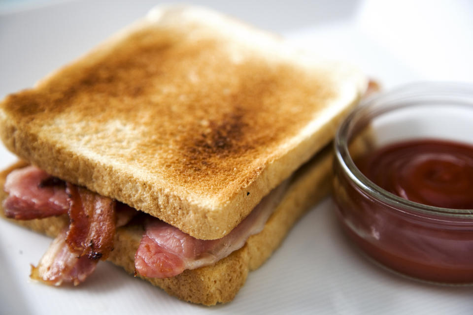 Who doesn’t love a bacon sandwich? [Photo: Getty]