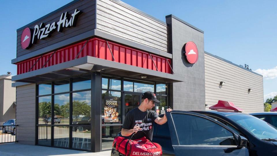 PHOTO: In this June 29, 2018 file photo, a Pizza Hut delivery driver is seen in Shreveport, La.  (Shannon O'hara/Getty Images for Pizza Hut, FILE)