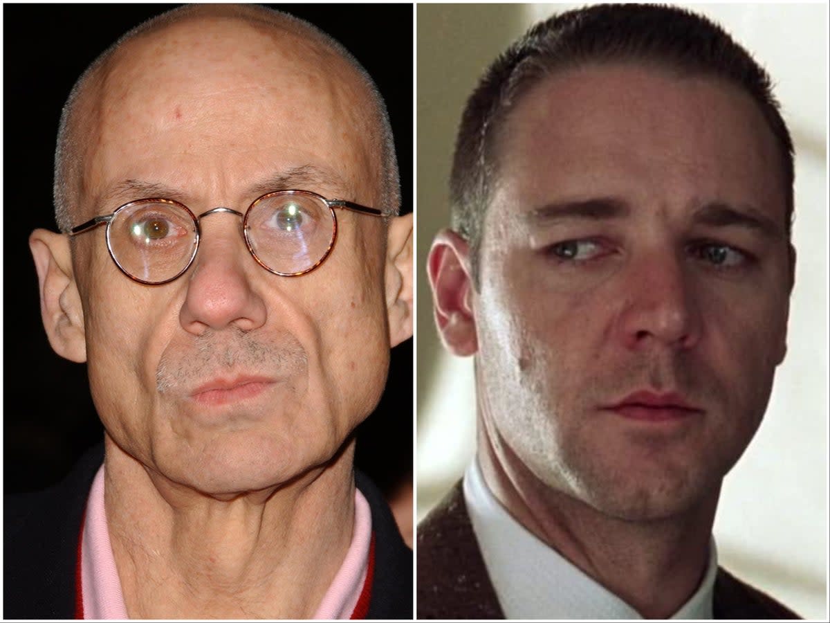 James Ellroy and Russell Crowe in ‘LA Confidential’ (Shutterstock / Warner Bros)
