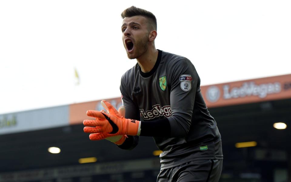 Gunn impressed on loan at Norwich City last season. Now at Southampton, he is one of Britain's brightest young goalkeepers - REUTERS
