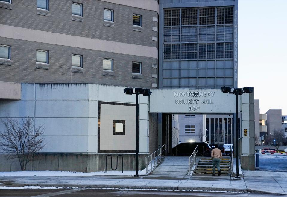 Montgomery County Jail on West 2nd Street in Dayton Wednesday, January 17, 2024.