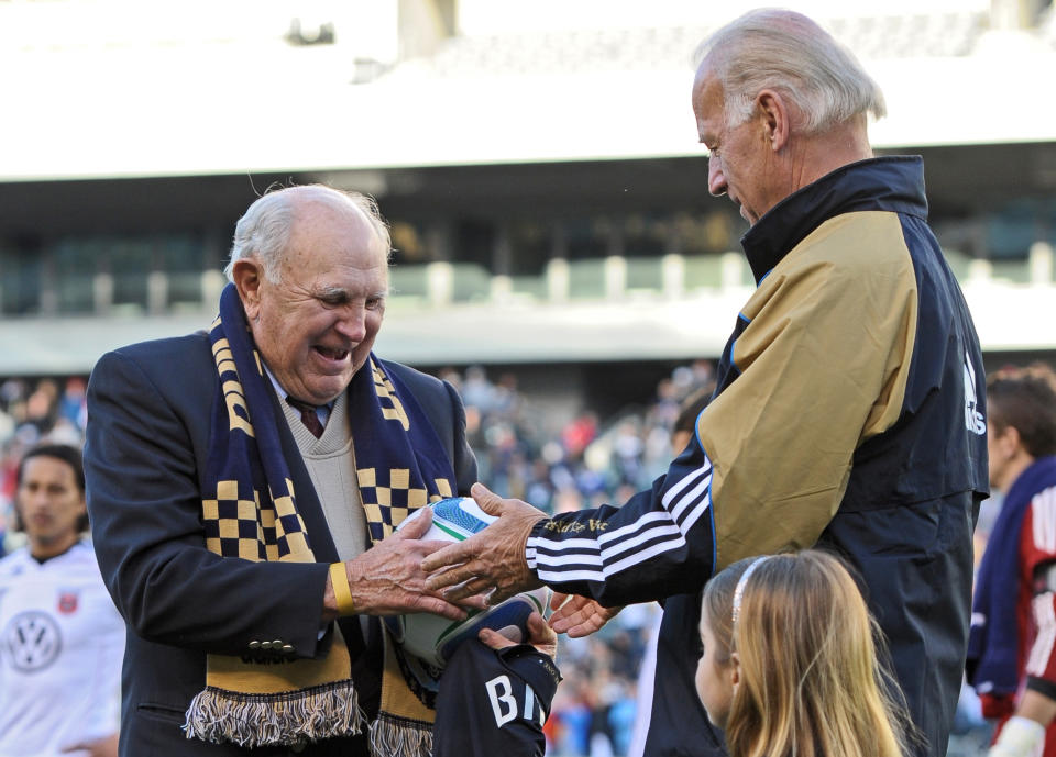 Belated recognition for USA midfielder Walter Bahr came from Vice-President Joe Biden in 2010.