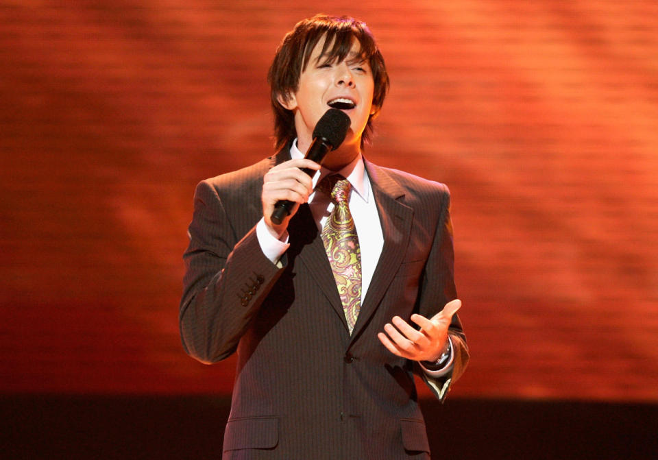 Before there was the Biebs, “American Idol” gave us Clay Aiken. He lost to Ruben Studdard in Season 2, but Aiken was totally robbed (he should’ve won based on his prescient hairstyle alone). The singer-turned-father via surrogate-turned public office candidate will forever live on as the creepy stalker who sang about being an “Invisible” fly on the wall.