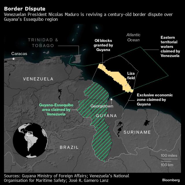 Venezuela, Guyana agree not to 'use force' to settle land dispute