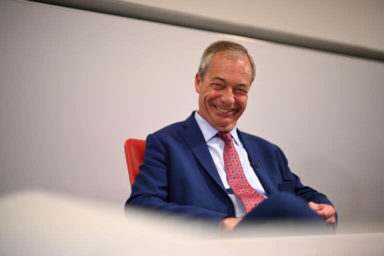 Nigel Farage es un aliado político de Donald Trump. (Oli SCARFF / AFP)