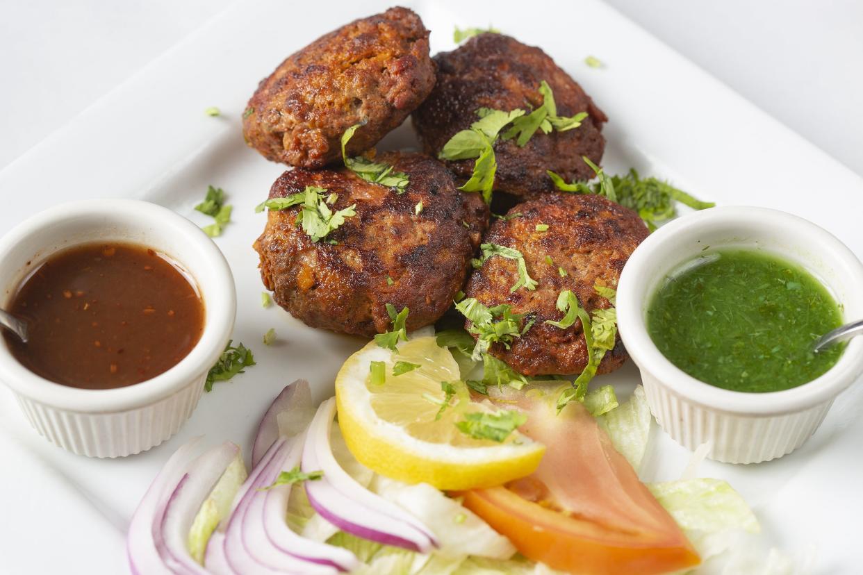 Galouti kebabs at Awadh India Restaurant