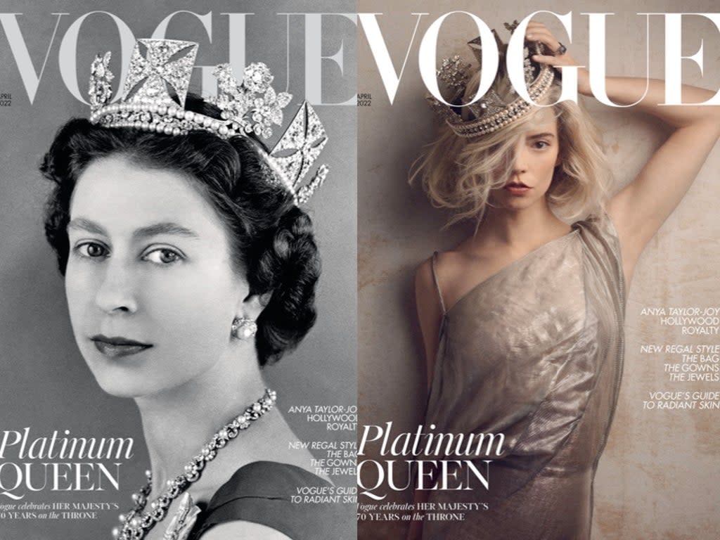Queen Elizabeth II appears on cover of Vogue for first time  (Vogue)