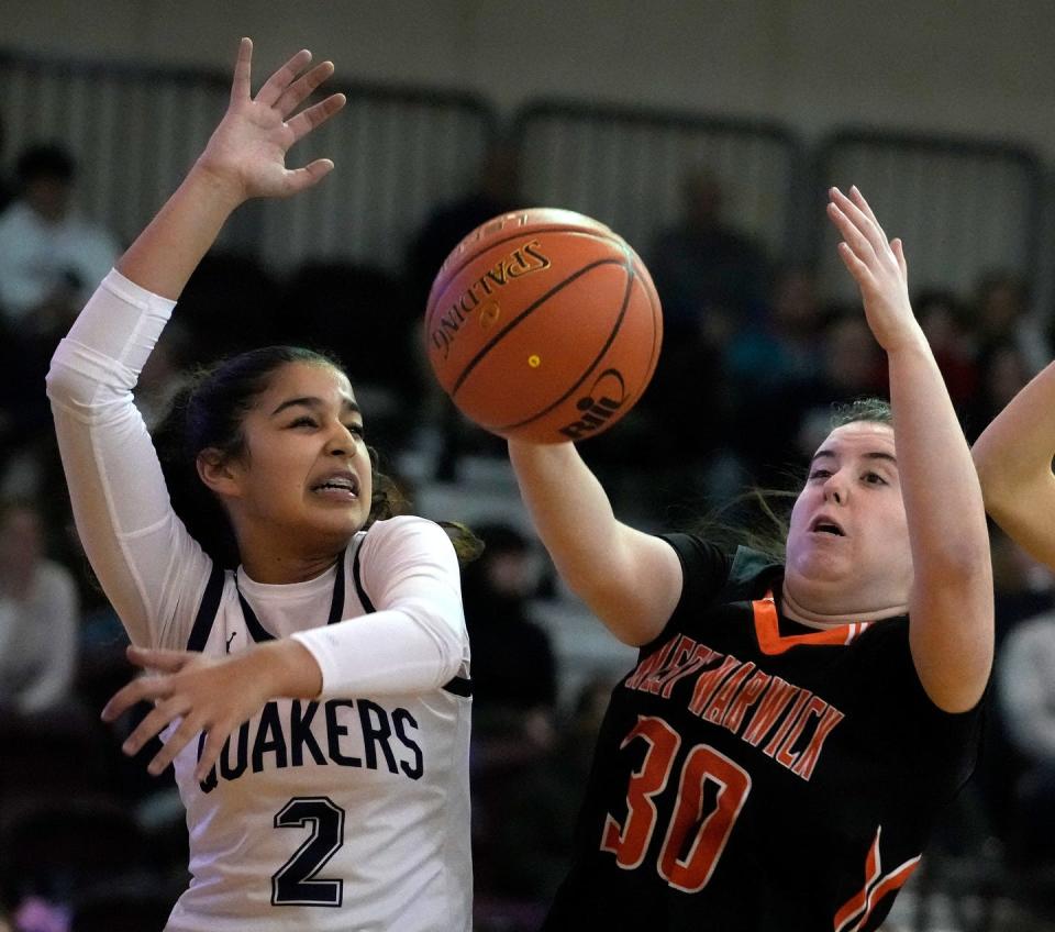 Last year, Moses Brown and West Warwick were unstoppable in Division II. So why didn't the programs, among others in girls basketball, volunteer to move up to Division I this winter?