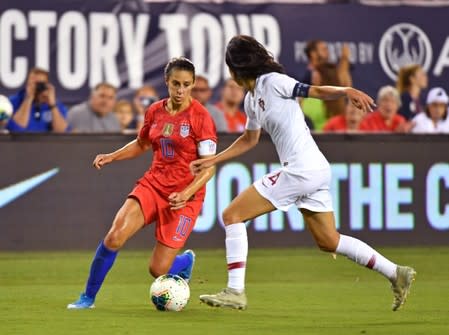 Soccer: U.S. Women's National Soccer Team Victory Tour-Portugal at USA