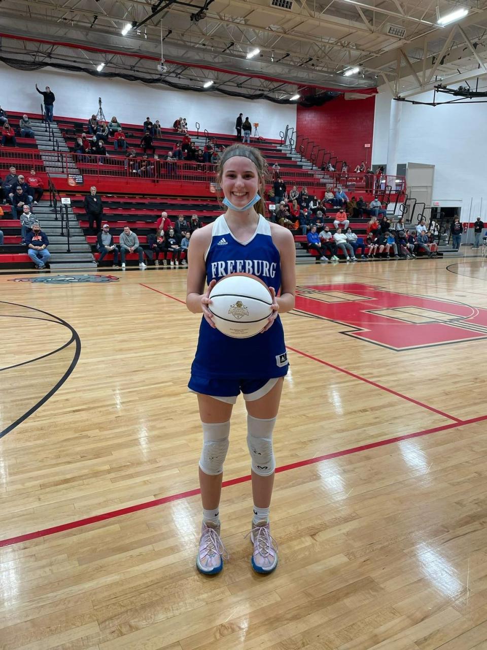 Natalie Peterson of Freeburg High School is the winner of the Belleville News-Democrat Player of the Week high school basketball poll, as selected by readers of bnd.com.