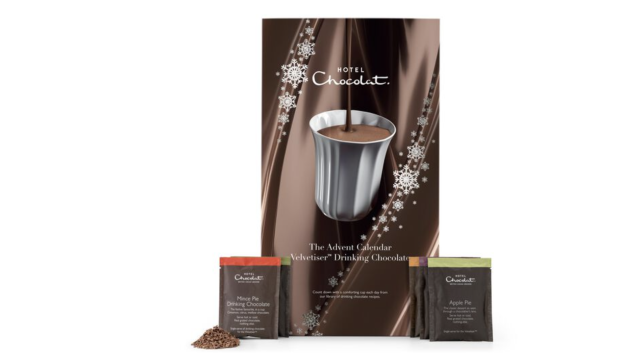 Hotel Chocolat Velvetiser with 10 Mixed, 10 Latte Sachets & 2 Pod