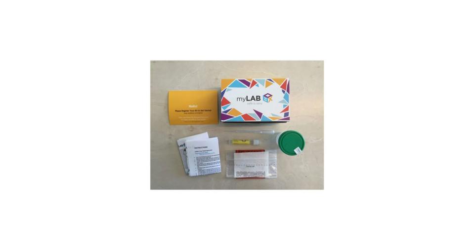 An at-home STI testing kit