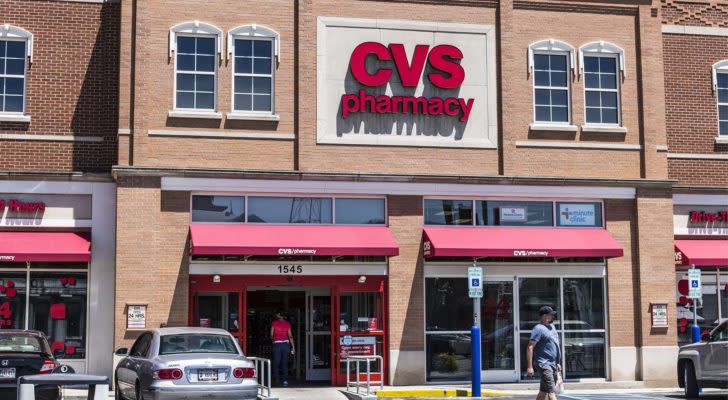 the exterior of a CVS pharmacy store