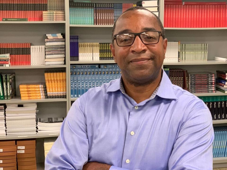 Augy Jones, the principal of the Akerley campus of the Nova Scotia Community College, is the first appointee to a government panel on environmental racism in the province. (Robert Guertin/CBC - image credit)