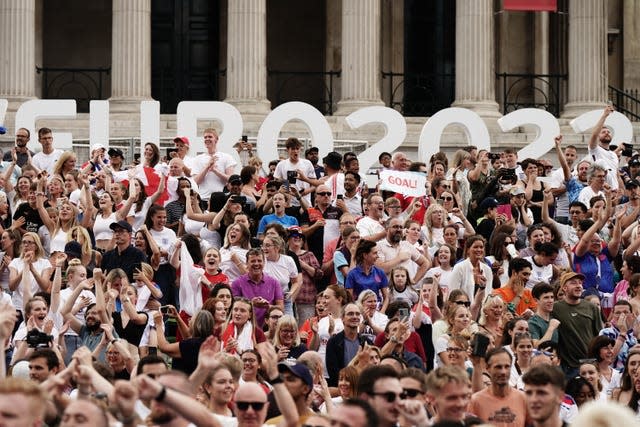 Fans watch England v Germany – UEFA Women’s Euro 2022 – Final