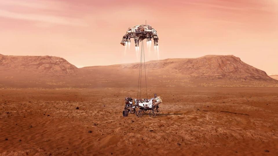 Nasa Perseverance rover to land on Mars (PA Media)