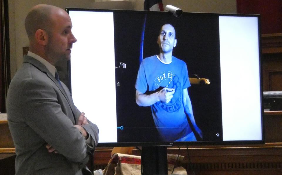 "While this case is about who caused a death, this case is who caused the death of Mikey Benedict," Dan Stanley, assistant Crawford County prosecutor, told jurors in his closing arguments on Thursday. He displayed an image of Benedict speaking with police shortly before his death.