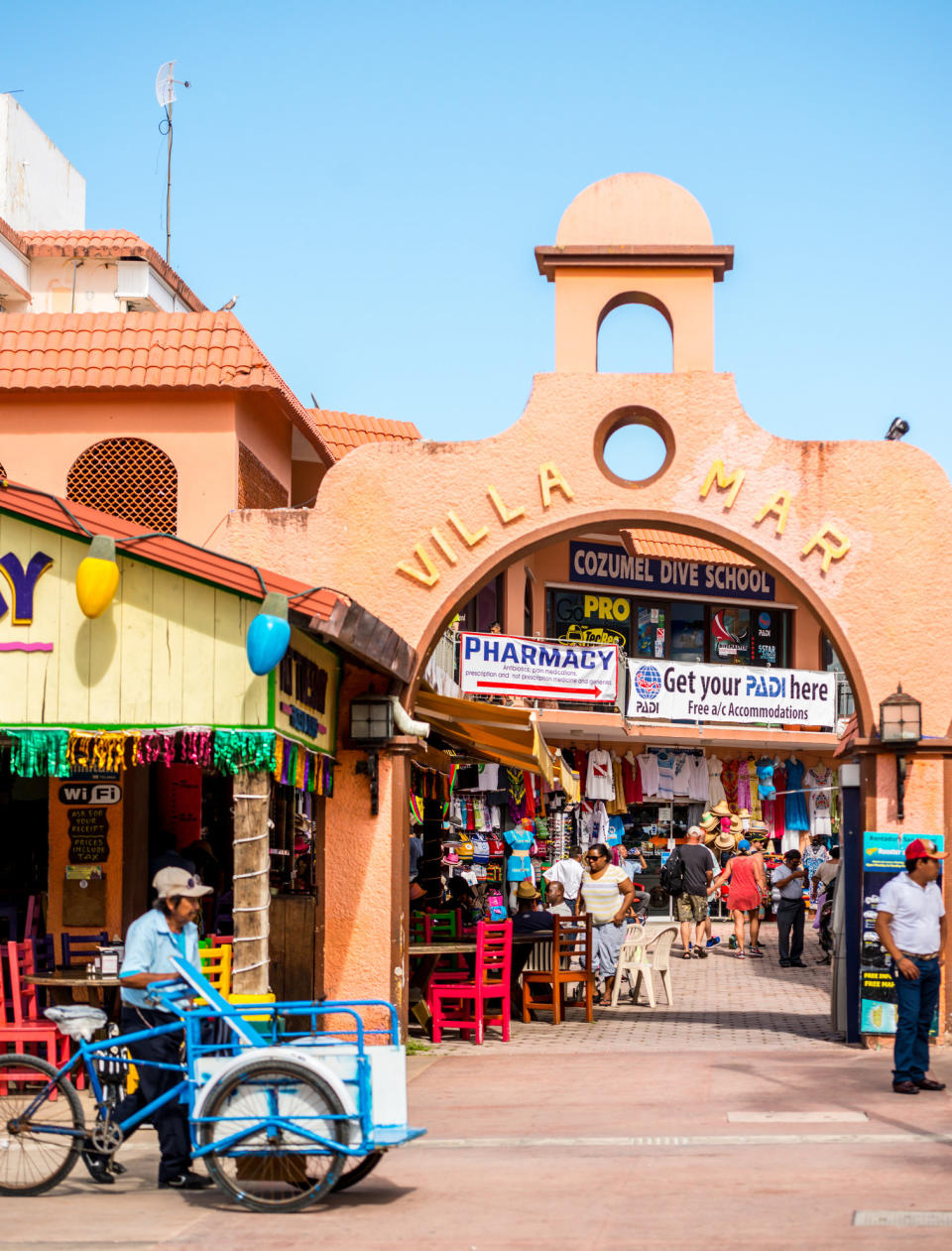 A pharmacy in Mexico.