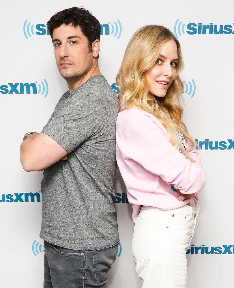 Jason Biggs (L) and Jenny Mollen | Taylor Hill/Getty