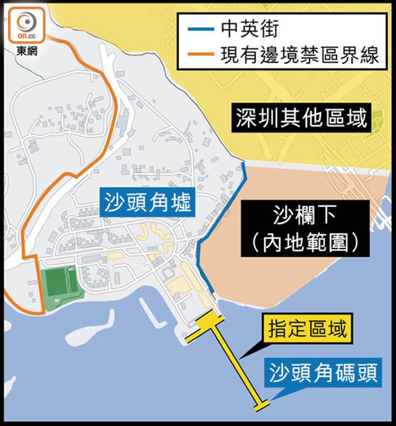 市民經審批後可隨團進入「指定區域」範圍。