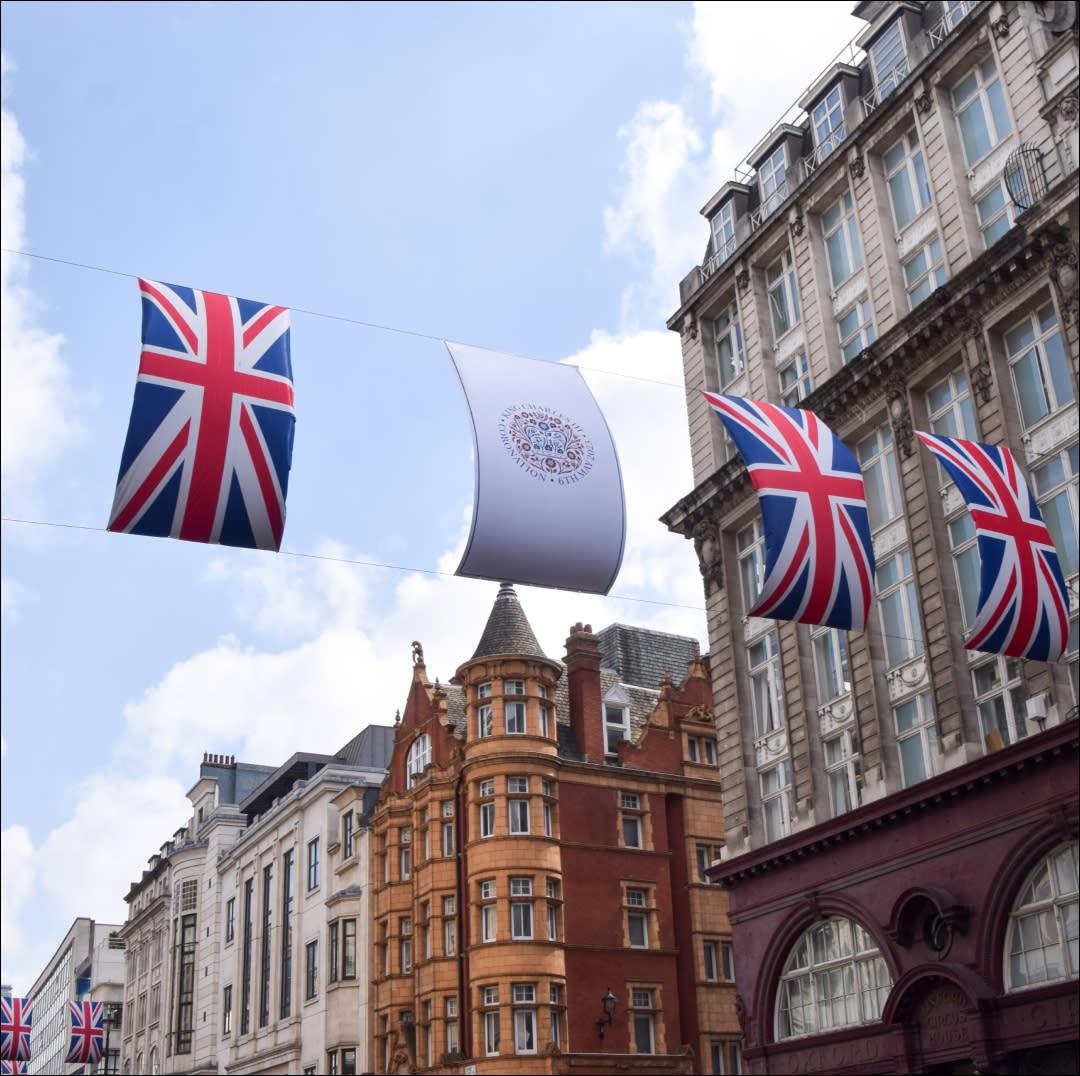  Flags for coronation 