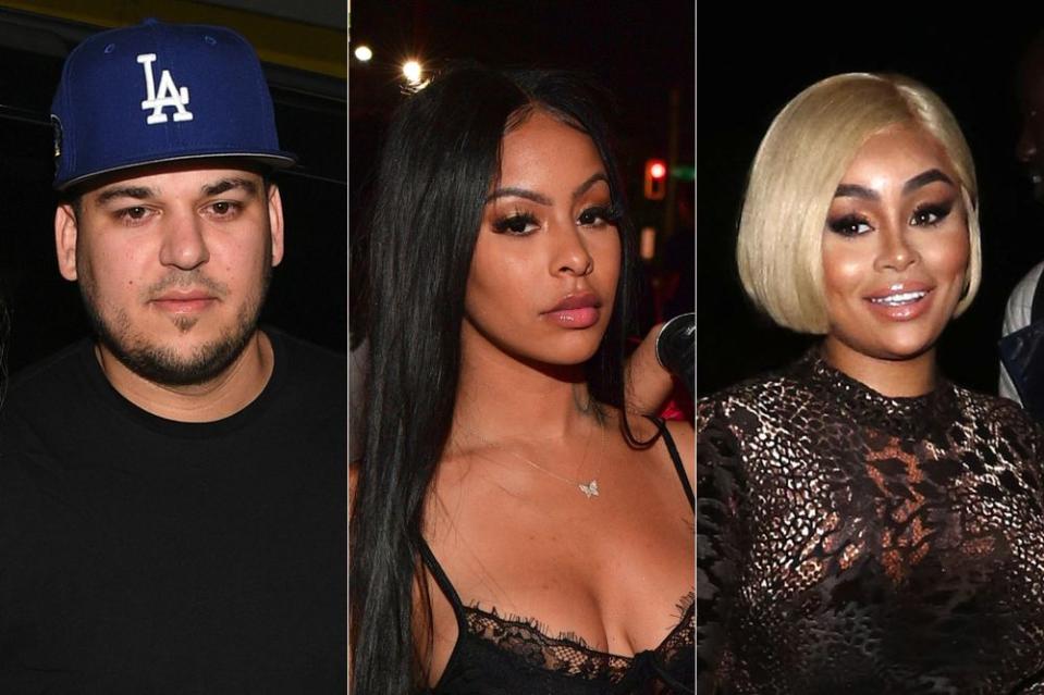 Rob Kardashian, Alexis Skyy and Blac Chyna