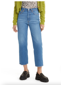 Levi's Ribcage High Waist Ankle Straight Leg Jeans