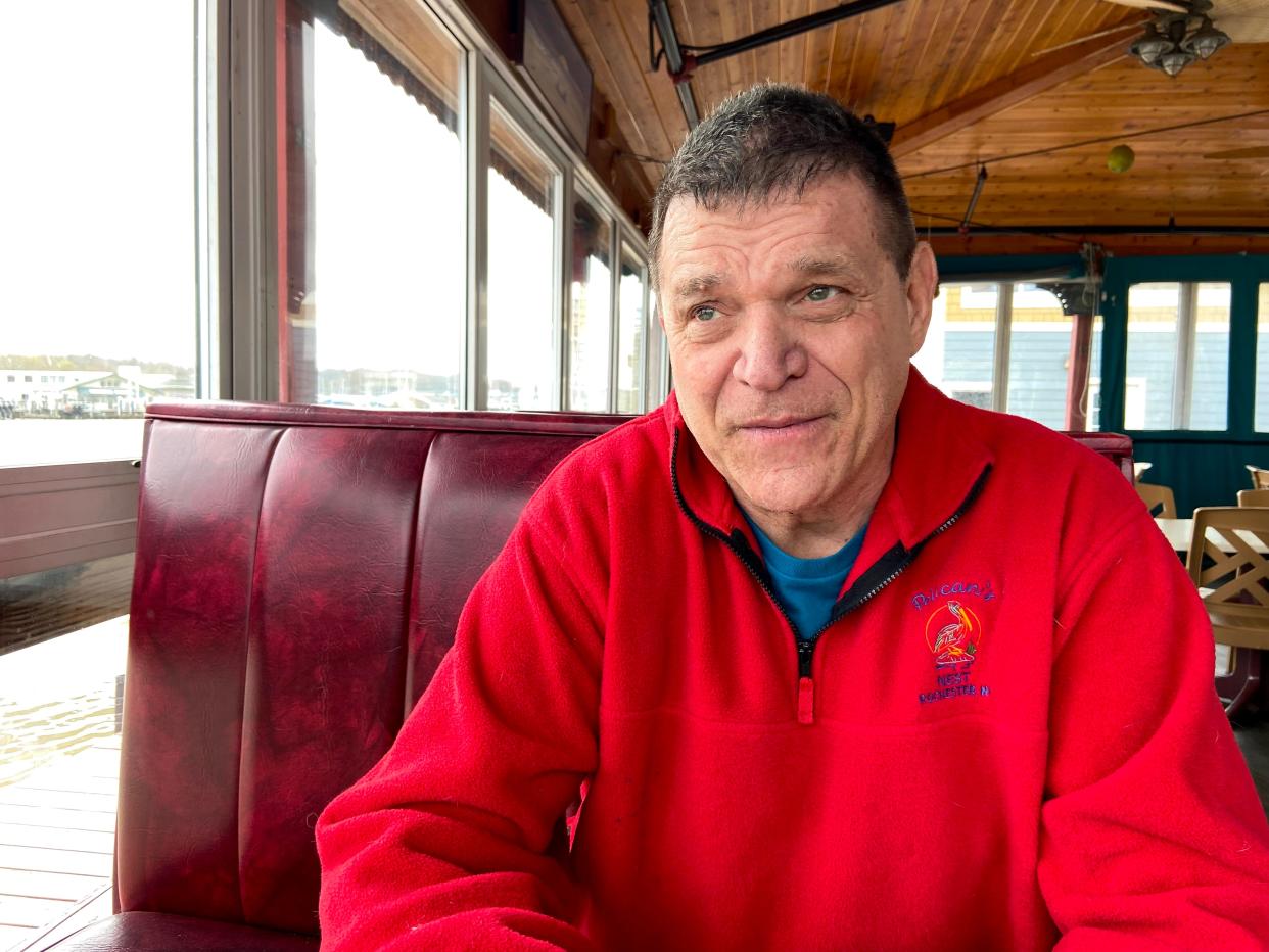 Terry Testa is opening Pelican's Nest April 19 for its 29th season on the waterfront in Charlotte. It's a busy destination restaurant.