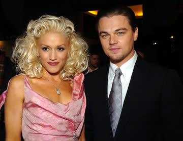 Gwen Stefani and Leonardo DiCaprio at the Hollywood premiere of Miramax Films' The Aviator
