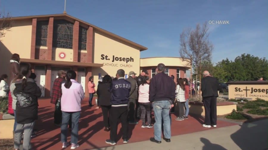 Possibly armed man taken into custody at church near school in Orange County 