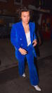 <p>Harry Styles demonstrated his sartorial know-how in a slick Gucci suit while out in New York. <em>[Photo: Getty]</em> </p>