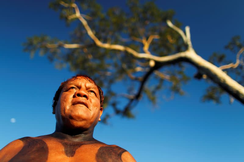 FILE PHOTO: Yawalapiti chief Aritana is seen in the Xingu National Park