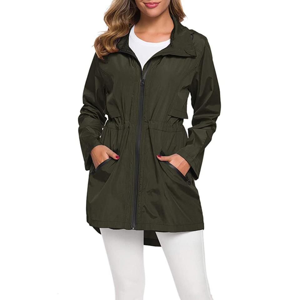 Avoogue Women's Long Raincoat