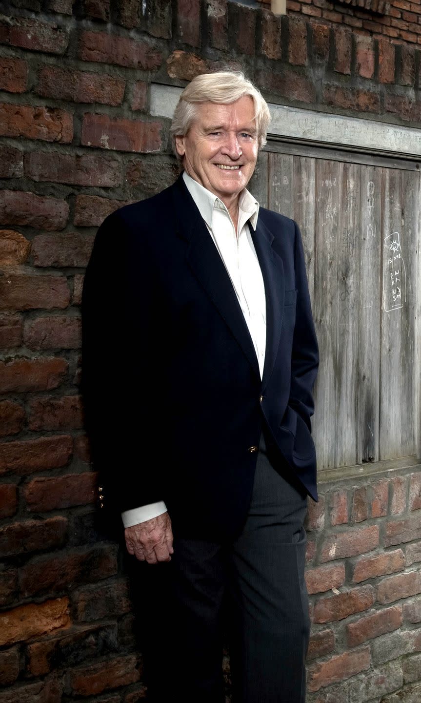 bill roache as ken barlow in coronation street