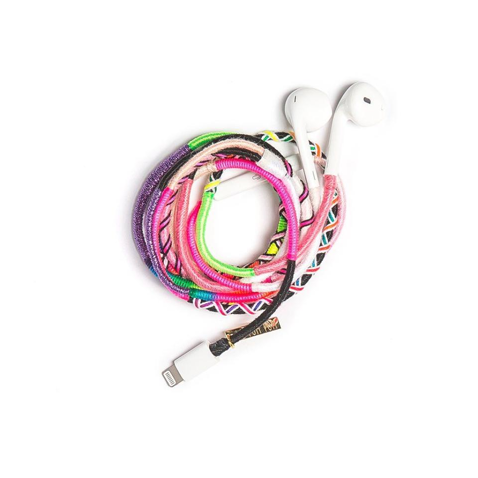 <p><strong>Le Pom Pom</strong></p><p>lepompomshop.com</p><p><strong>$75.00</strong></p><p><a href="https://www.lepompomshop.com/collections/earphones/products/arlene-earphones" rel="nofollow noopener" target="_blank" data-ylk="slk:Shop Now;elm:context_link;itc:0;sec:content-canvas" class="link ">Shop Now</a></p><p>A pair of headphones that's aesthetically pleasing to look at does exist! These are so cute she'd be willing to give the wireless headphones a break for a bit.</p>