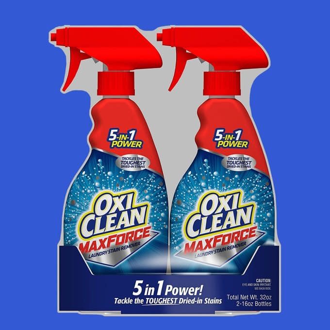 <a href="https://www.amazon.com/Oxiclean-Maxforce-Spray-Count-Bottles/dp/B07XLG5Z2J/?tag=tohmke-20" rel="nofollow noopener" target="_blank" data-ylk="slk:OxiClean MaxForce Stain Remover;elm:context_link;itc:0;sec:content-canvas" class="link rapid-noclick-resp">OxiClean MaxForce Stain Remover</a>