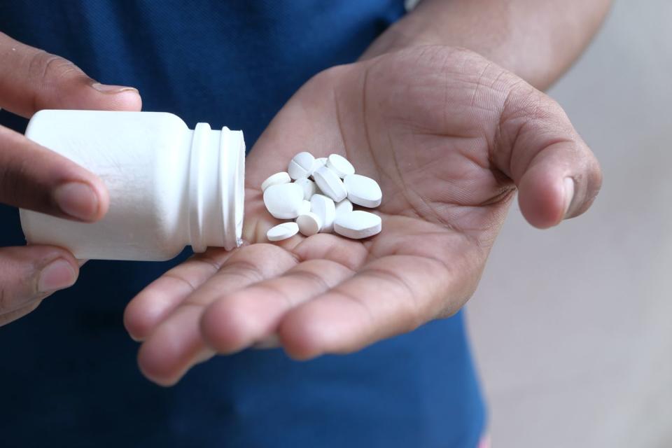 <p>Getty </p> Stock image of medication